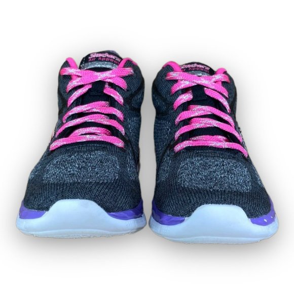 Skechers Air Appeal Sneakers 81711L High Top Memory Foam Multicolor Youth 13 - Picture 5 of 9